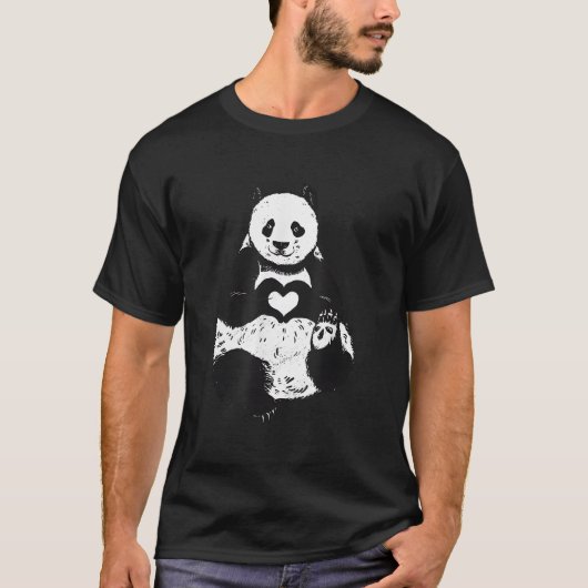 Panda Bear Panda Tシャツ (正面)