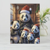 Panda Bears Christmas Card シーズンカード (スタンド正面)