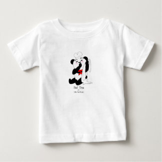 Panda "bed time" ベビーTシャツ