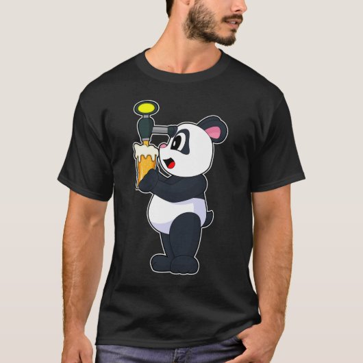 Panda Beer Tシャツ (正面)