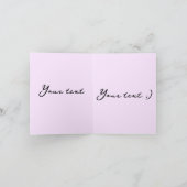 Panda birthday カード (内部)