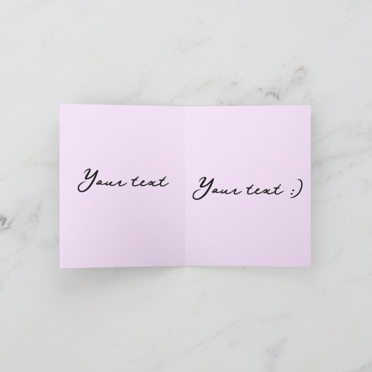 Panda birthday カード (内部)