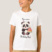 Panda Birthday Boy Shirt Tシャツ (正面)