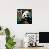 Panda - Canvas Art Print ポスター (ホームオフィス)