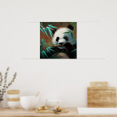 Panda - Canvas Art Print ポスター (キッチン)