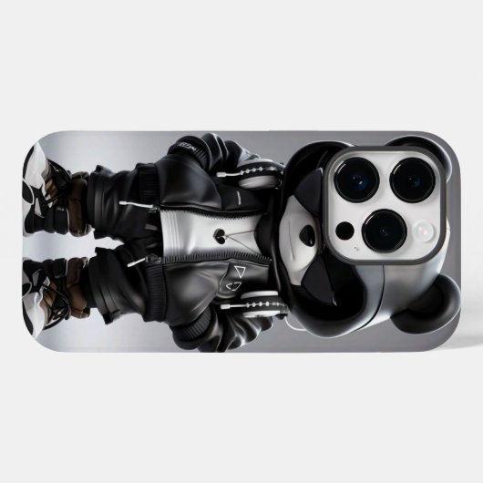 PANDA Case-Mate iPhoneケース (裏面 (横))