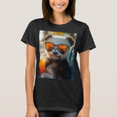 Panda chillt in der Sonne Tシャツ (正面)