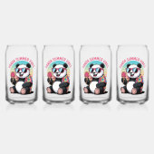 Panda Cool Été Glace Enfant ガラス缶 (正面)