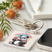  Panda Cool Été Glace Enfant キーホルダー (正面右)