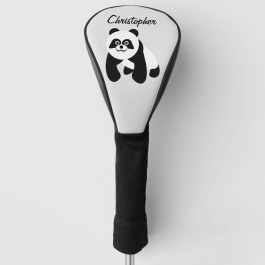 Panda Design ゴルフヘッドカバー (正面)