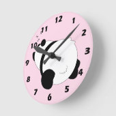 Panda Design ラウンド壁時計 (傾斜)
