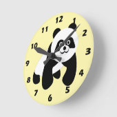 Panda Design ラウンド壁時計 (傾斜)