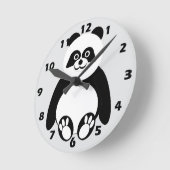 Panda Design ラウンド壁時計 (傾斜)