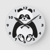 Panda Design ラウンド壁時計 (正面)