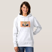 Panda design Hoodie パーカ (正面フル)