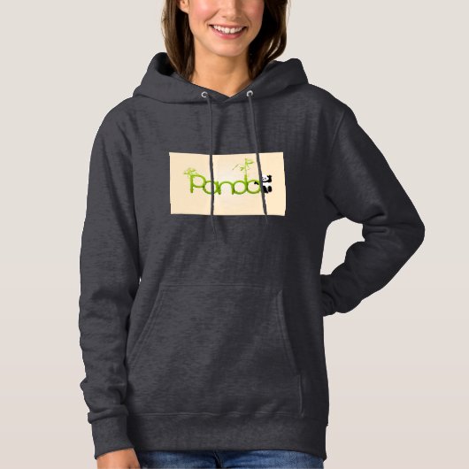 Panda design Hoodie パーカ (正面)