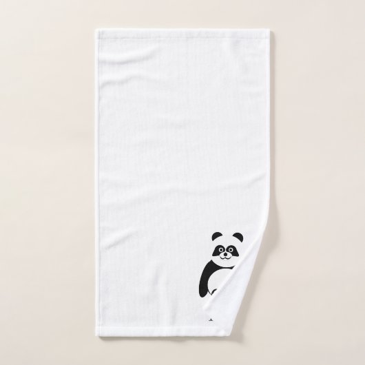 Panda Design Monogrammed バスタオルセット (ハンドタオル)