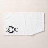 Panda Design Monogrammed バスタオルセット (ハンドタオル)
