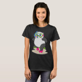 Panda Diver Snorkel Diving Tシャツ (正面フル)