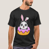 Panda Donut Easter Day Rabbit Bunny Ears 2 Tシャツ (正面)