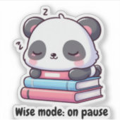 Panda durmiendo シール (正面)