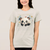 Panda Enjoy Things トライブレンドＴシャツ (正面)
