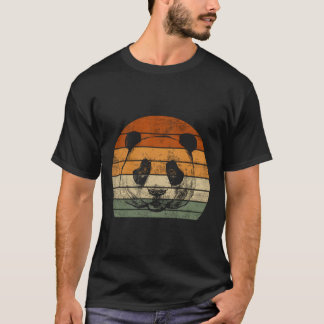 Panda For Panda Bear Print Tシャツ