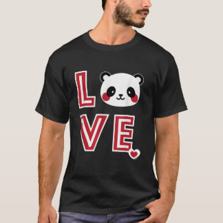Panda For Tシャツ