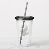 Panda From We Bare Bears Tumbler Design アクリルタンブラー (裏面)