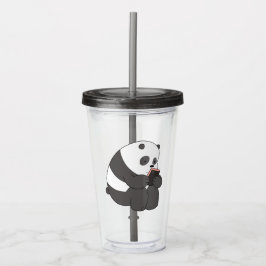 Panda From We Bare Bears Tumbler Design アクリルタンブラー