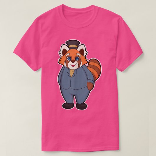 Panda Groom Cylinder Wedding  Tシャツ (デザイン正面)