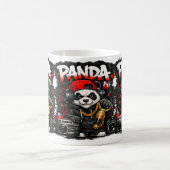 Panda Hip Hop Style コーヒーマグカップ (中央)