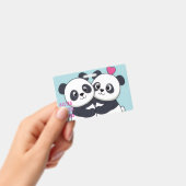 Panda Hug Budget Notebook – Cute Planner for Savin バッジ (手持ち)
