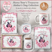Panda Hugs for Mama Bear Mother's Dayコーヒーマグ ツートーンマグカップ