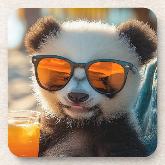 Panda im Relaxmodus コースター (正面)