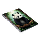 Panda in Lush Greenery ノートブック (右側)