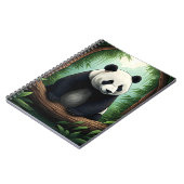 Panda in Lush Greenery ノートブック (左側)