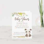 Panda Invitation 招待状 (正面)