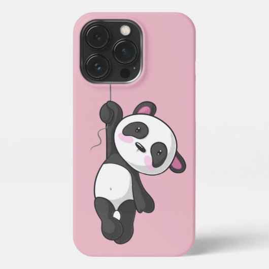 Panda iPhone Case iPhoneケース (裏面)