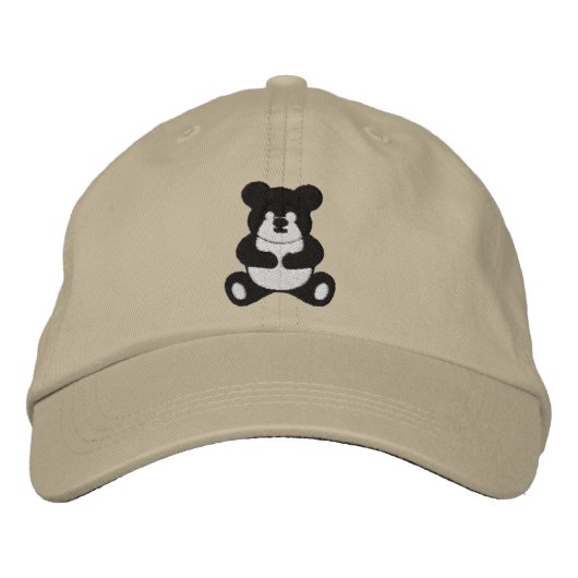 Panda Lover Embroidered Cap 刺繍入りキャップ (正面)