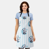 Panda Lover | Life Is Better With A Panda エプロン (着用した状態)