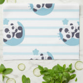 Panda Lover | Life Is Better With A Panda キッチンタオル (折り畳み)
