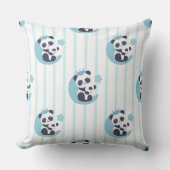 Panda Lover | Life Is Better With A Panda クッション (正面)