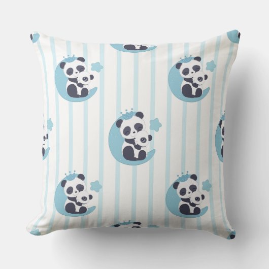 Panda Lover | Life Is Better With A Panda クッション (正面)