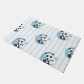 Panda Lover | Life Is Better With A Panda ドアマット (アングル)
