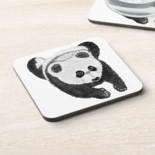 Panda lying down コースター (左側)