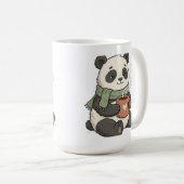 Panda Mignon - Illustration Animal Café コーヒーマグカップ (正面右)