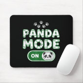 Panda Mode On Funny Animal Bear Lover Owner Costum マウスパッド (マウス)