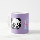 Panda Named Mug コーヒーマグカップ (正面左)
