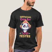 Panda Official Bamboo Taste Tester Tシャツ (正面)